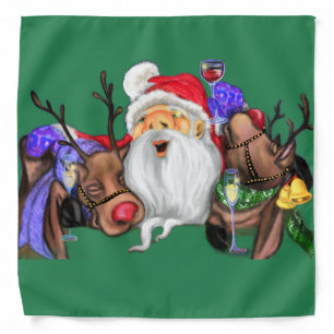 Funny Santa Claus Bandana