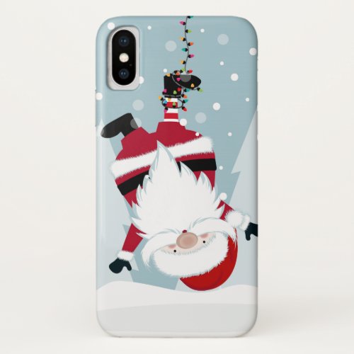 Funny Santa Claus iPhone X Case