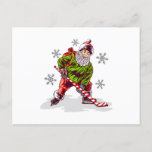 Funny Santa Claus Christmas Postcard<br><div class="desc">Funny Santa Claus Christmas</div>