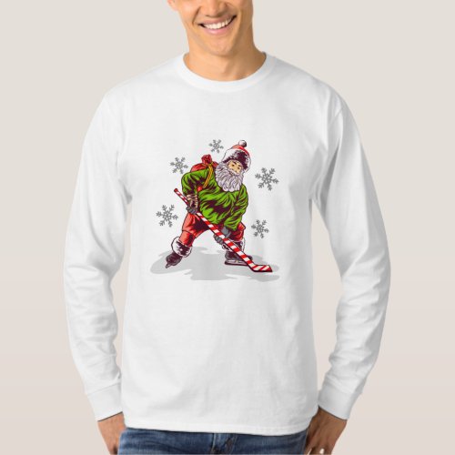 Funny Santa Claus Christmas T_Shirt