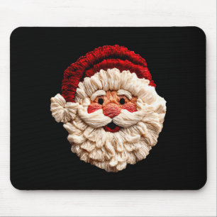 Funny Santa Claus Crochet Christmas Xmas Pajamas H Mouse Pad