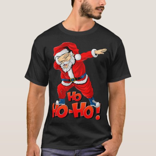 Funny Santa Claus Dab Dancing Christmas Dabbing Gi T_Shirt