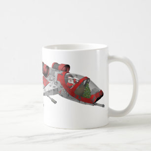 Funny Santa Claus From Outer Space Coffee Mug