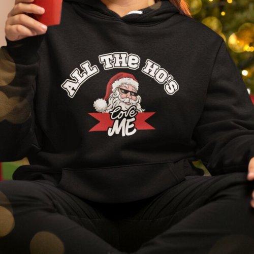 Funny Santa Claus Ho Joke Dirty Christmas Sweater