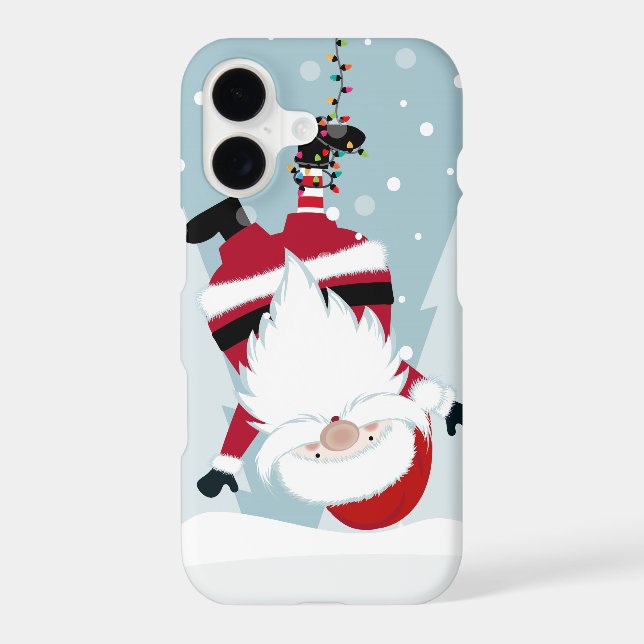 Funny Santa Claus Iphone Case (Back)