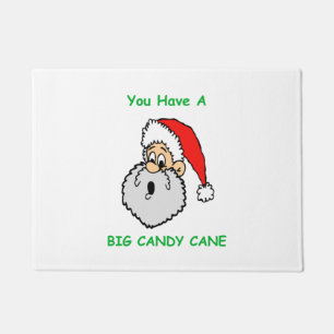Funny Santa Claus Joke Naughty Dirty Xmas Holiday Doormat
