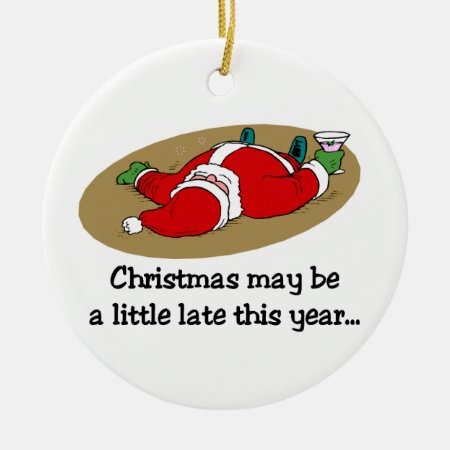 Funny Santa Claus Ornament