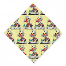 Funny Santa Claus Pattern Humorous Christmas