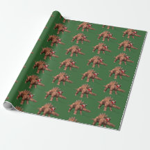 Funny Santa Claus Riding On Stegosaurus Dinosaur