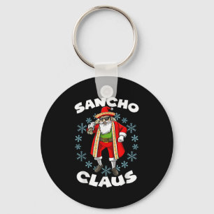 Funny Santa Claus Sancho Mexican Santa Claus Chris Keychain