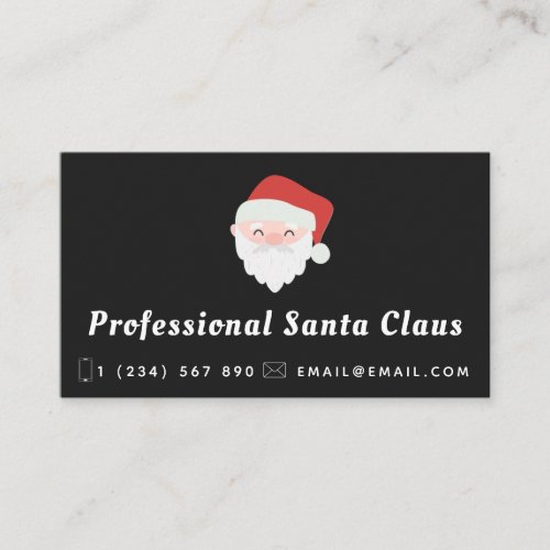 Funny Santa Claus Services Christmas Theme Festive Business Card