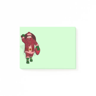 Funny Santa Claus Strawberry Farmer Post-it Notes