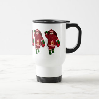 Funny Santa Claus Strawberry Farmer Travel Mug