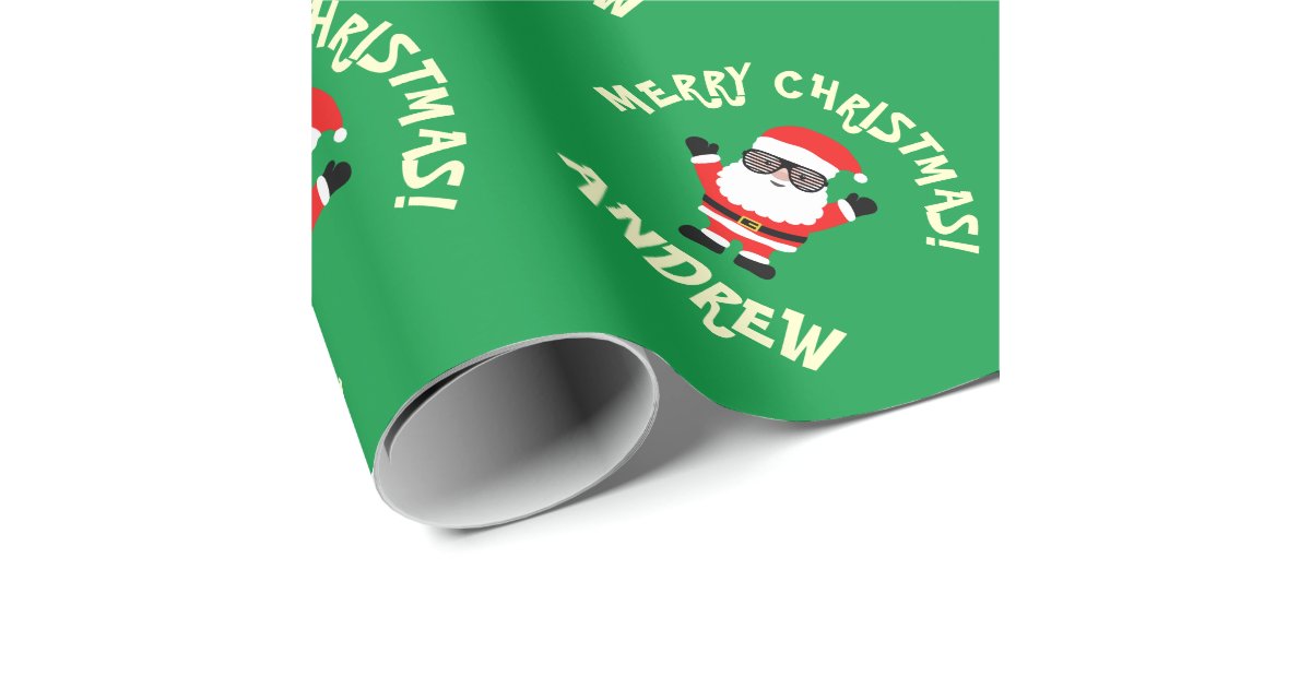 Funny Santa Claus in Sunglasses Wrapping Paper Rolls - The Curated – The  Curated Goose
