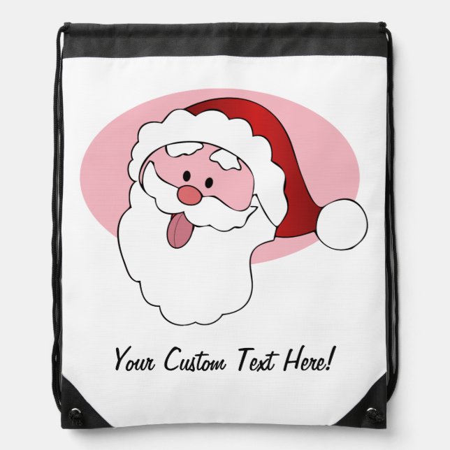 Funny Santa custom backpack (Front)