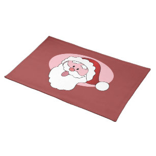 Funny Santa custom placemat