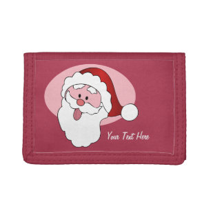 Funny Santa custom wallets