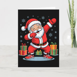 Funny Santa Dancing Holiday Christmas Xmas Pajama  Card