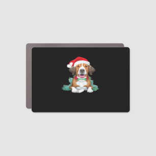 Funny santa dog Oversized T-Shirt Car Magnet