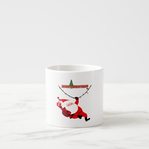 Funny Santa Espresso Cup