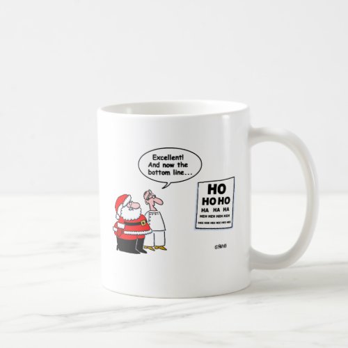 Funny Santa Eye Doctor Coffee Mug