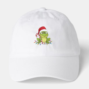 Funny Santa Frog Christmas Shirt - Cute Frog with Hat