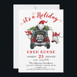 Funny Santa Gnomes Christmas Holiday Open House Invitation<br><div class="desc">Funny Santa Gnomes Christmas Holiday Open House Invitation.</div>
