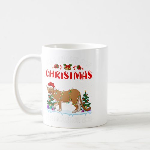 Funny Santa Hat All I Want For Christmas Is A Moun Coffee Mug