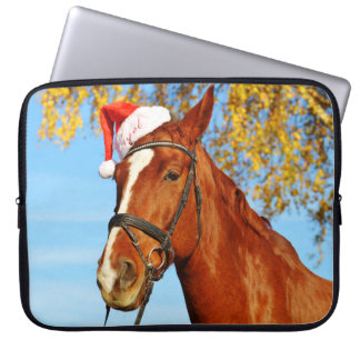 Funny Santa Hat Horse Christmas Samsung Galaxy S22 Laptop Sleeve
