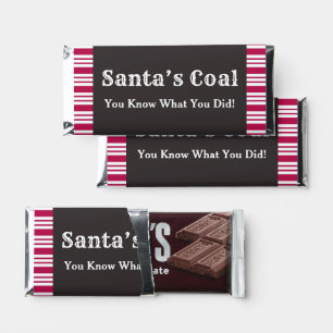 Funny Santa Hershey’s Bars