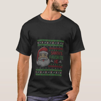 Funny Santa Ho Meme Funny Christmas Santa Ugly Chr T-Shirt