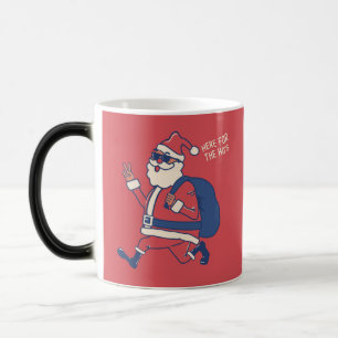 Funny Santa Is Coming For The Ho's Christmas Color Morph Mug