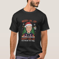 Funny Santa Joe Biden Merry Uh Uh Christmas Ugly