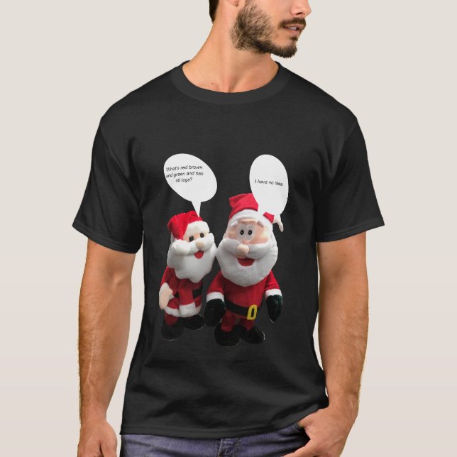 Funny Santa Joke T Shirt (Front)