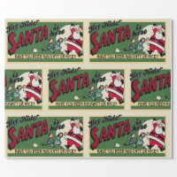 Retro Christmas Wrapping Paper