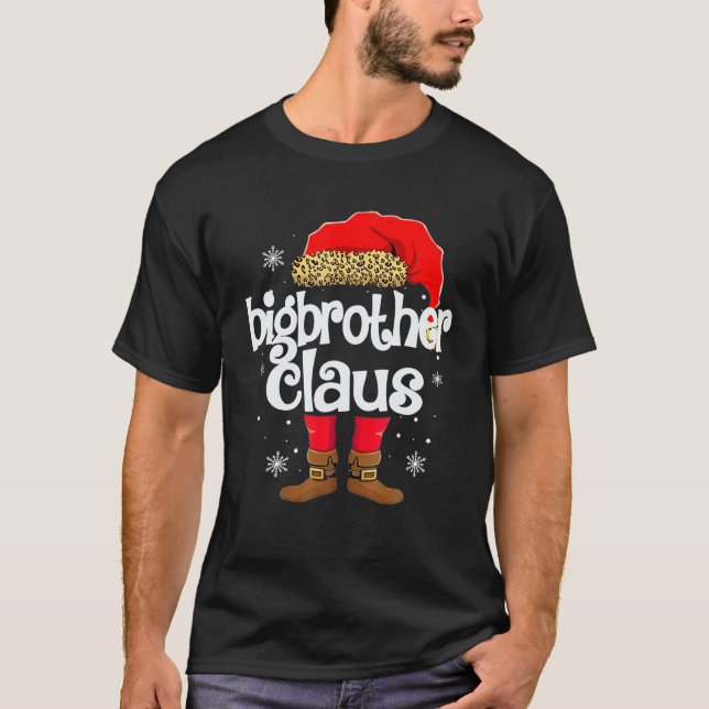 Funny Santa Nonnie Claus Christmas Matching Family T-Shirt (Front)
