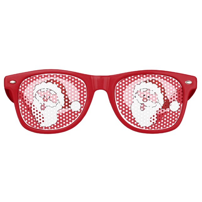 Funny Santa party shades (Front)
