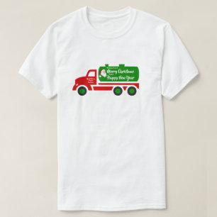 Funny Santa Septic Christmas Truck Your Greeting T-Shirt
