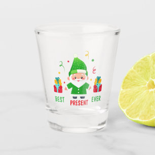 Funny Santa Shot Glass