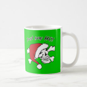 Funny Santa Skull Coffee Mug