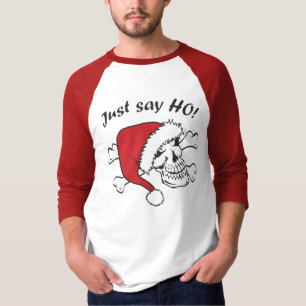 Funny Santa Skull T-Shirt