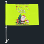 Funny Santa, Snowman, Reindeer Merry Christmas Car Flag<br><div class="desc">Funny Santa, Snowman, Reindeer Merry Christmas Are you a Santa, Snowman, Reindeer lover? this Santa, Snowman, Reindeer Merry Christmas, and Christmas tree is an excellent choice for you. Christmas seasons? funny Christmas season My Cute Christmas Santa Claus design is an excellent choice for you. Show the world your love for...</div>
