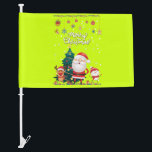 Funny Santa, Snowman, Reindeer Merry Christmas Car Flag<br><div class="desc">Funny Santa, Snowman, Reindeer Merry Christmas Are you a Santa, Snowman, Reindeer lover? this Santa, Snowman, Reindeer Merry Christmas, and Christmas tree is an excellent choice for you. Christmas seasons? funny Christmas season My Cute Christmas Santa Claus design is an excellent choice for you. Show the world your love for...</div>