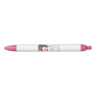 Funny Santa, Snowman, Reindeer Merry Christmas Pen