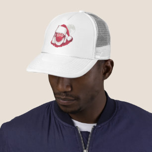 FUNNY SANTA TEACHER TRUCKER HAT