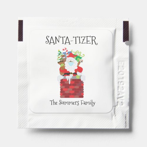 Funny Santa_tizer 2020 Christmas Hand Sanitizer Packet