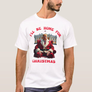 Funny Santa Trump Christmas Pajama T-Shirt Cozy