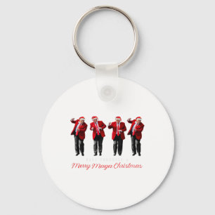 Funny Santa Trump Have Yourself A Merry Christmas  Keychain