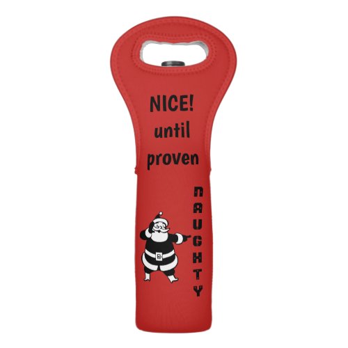 Funny Santa Wine Tote _ GREAT GIFT