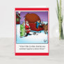 Funny "Santa's Driver" Christmas Humor Card